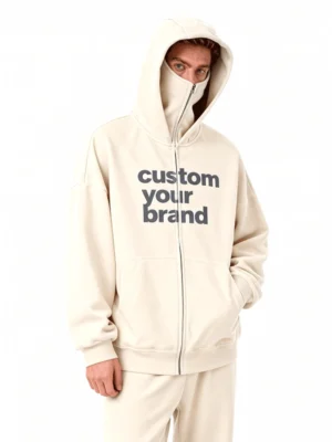 Full-Zip Masked Hoodie Full-Zip Masked Hoodie