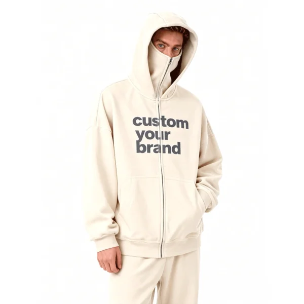 Full-Zip Masked Hoodie Full-Zip Masked Hoodie