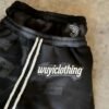 WUYICLOTHING Washed Black Denim Shorts WUYICLOTHING Washed Black Denim Shorts