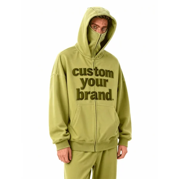 Full-Zip Masked Hoodie Full-Zip Masked Hoodie