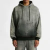 Washed Distressed Oversized Hoodie Washed Distressed Oversized Hoodie