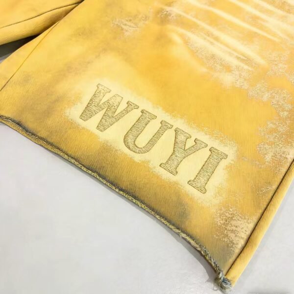 Color Block WUYI Denim Shorts Color Block WUYI Denim Shorts