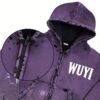 Vintage Purple WUYI Zip Up Hoodie
