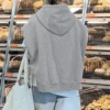 Heather Grey Sleeveless Oversized Hoodie Vest