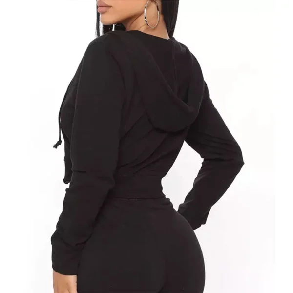 Fear of God Essentials Hoodie Sizing: Should You Size Down or Up? Womens Cropped Zip Hoodie Tracksuit Set