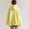Yellow Embellished Floral Print Oversized Hoodie Yellow Embellished Floral Print Oversized Hoodie