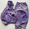 Washed Purple Pullover Hoodie Tracksuit Washed Purple Pullover Hoodie Tracksuit