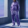 Washed Purple Pullover Hoodie Tracksuit Washed Purple Pullover Hoodie Tracksuit