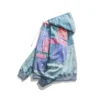 Womens Bandana Patchwork Pullover Hoodie Womens Bandana Patchwork Pullover Hoodie