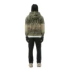 Gradient Wash Studded Zip-Up Hoodie with Statement Text Gradient Wash Studded Zip-Up Hoodie with Statement Text