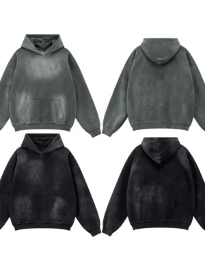 Womens Vintage Wash Hoodie Sweatshirt