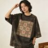 Vintage Washed Floral Print Oversized T-Shirt Vintage Washed Floral Print Oversized T-Shirt