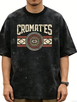 Vintage Washed Retro Graphic Oversized T-Shirt