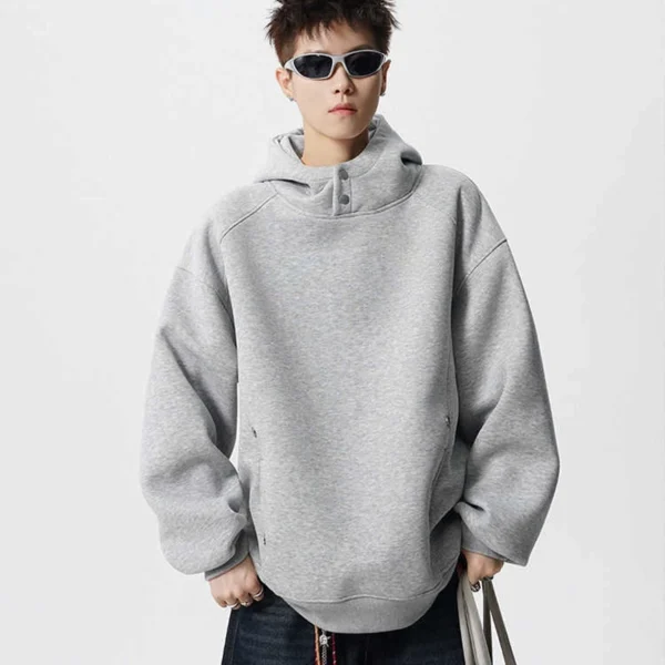 Blue Black Acid Wash Oversized Zip Up Hoodie Tracksuit Blue Black Acid Wash Oversized Zip Up Hoodie Tracksuit