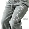 Heather Grey Custom Logo Cropped Zip Up Hoodie Tracksuit Heather Grey Custom Logo Cropped Zip Up Hoodie Tracksuit