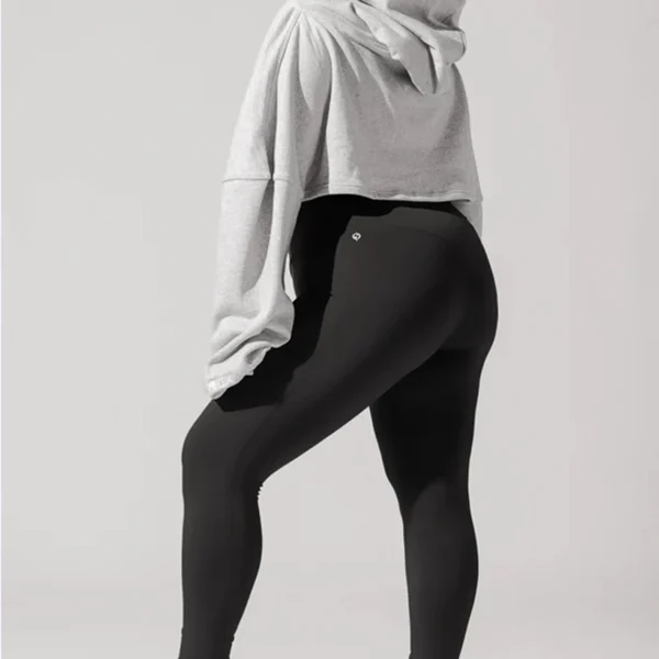 Heather Grey Super Cropped Hoodie Heather Grey Super Cropped Hoodie