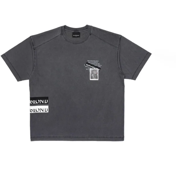 Grey Washed Oversized Streetwear T-Shirt Grey Washed Oversized Streetwear T-Shirt