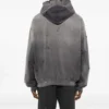 Grey Washed Distressed Oversized Hoodie Grey Washed Distressed Oversized Hoodie