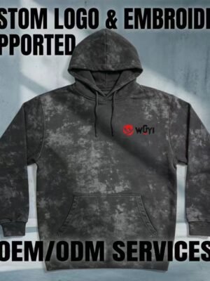 400GSM Heavyweight Acid Wash Pullover Hoodie