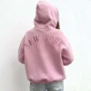Pastel Oversized New York Embroidered Hoodie