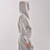 Heather Grey Cargo Pocket Zip Up Tracksuit