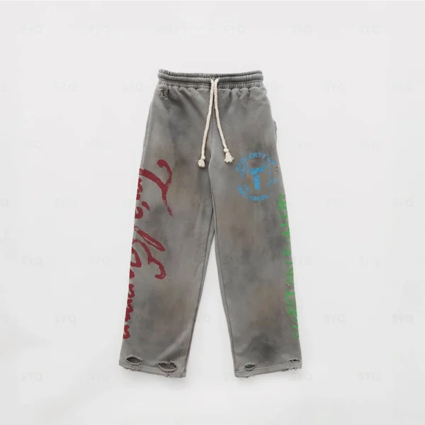 Grey Distressed Graffiti Studded Zip Up Hoodie Tracksuit Grey Distressed Graffiti Studded Zip Up Hoodie Tracksuit