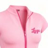 Multicolor Zip-Up 2-Piece Workout Set Multicolor Zip-Up 2-Piece Workout Set