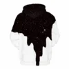 Galaxy Drip Print Casual Hoodie