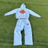 Light Blue Fire Print Hoodie Tracksuit for Women StreetwearLight Blue Fire Print Hoodie Tracksuit for Women Streetwear Light Blue Fire Print Hoodie Tracksuit for Women Streetwear