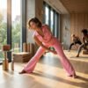 Pink HKWY 3-Piece Flare Active Set
