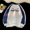 Color Block Varsity Style Crewneck Sweatshirt Color Block Varsity Style Crewneck Sweatshirt