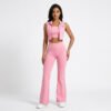 Pink HKWY 3-Piece Flare Active Set
