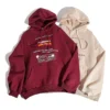 California Slogan Print Oversized Hoodie
