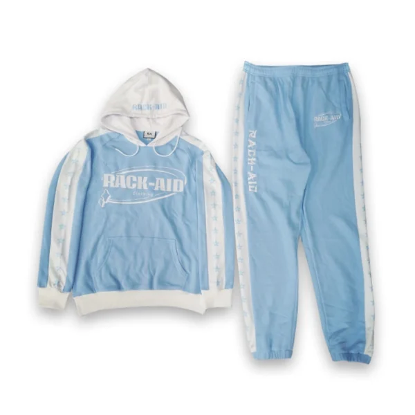 Star Stripe Color Block Hoodie & Jogger Set Star Stripe Color Block Hoodie & Jogger Set