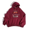 California Slogan Print Oversized Hoodie