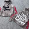 The World Is Cash Count Rhinestone Hood Full Zip Jacket