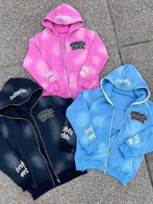 Broken Order Gradient Wash Full Zip Tracksuit Set Broken Order Gradient Wash Full Zip Tracksuit Set