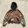 Realtree Camo & Solid Panel Zip Hoodie