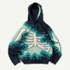 Skeleton & Spider Print Casual Hoodie Skeleton & Spider Print Casual Hoodie