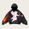 Flame & Angel Graphic Vintage Wash Hoodie