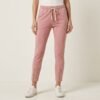 Blush Pink Zip Ankle Slim Track Jogger Pants Blush Pink Zip Ankle Slim Track Jogger Pants