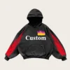 Flame & Angel Graphic Vintage Wash Hoodie