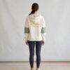 Pastel Chevron Color Block Full Zip Lined Hooded Jacket Pastel Chevron Color Block Full Zip Lined Hooded Jacket