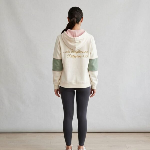 Pastel Chevron Color Block Full Zip Lined Hooded Jacket Pastel Chevron Color Block Full Zip Lined Hooded Jacket