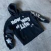 New Way Of Life Star Chenille Patch Oversized Hoodie