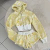 Camouflage Print Cropped Hoodie & Short Set Camouflage Print Cropped Hoodie & Short Set