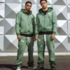 Vintage Wash Gothic Logo Zip Tracksuit Vintage Wash Gothic Logo Zip Tracksuit