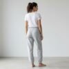 Heather Grey Basic Elastic Cuff Jogger Sweatpants