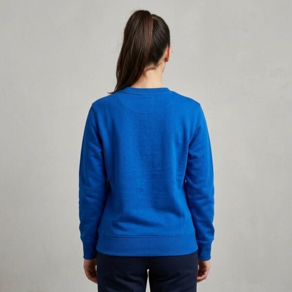 Royal Blue Blank Custom Print Crew Neck Fleece Sweatshirt Royal Blue Blank Custom Print Crew Neck Fleece Sweatshirt