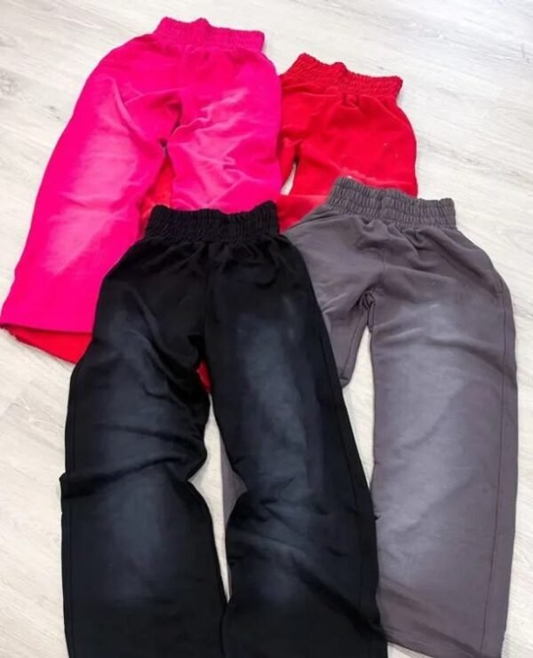 Vintage Faded Wide Leg Blank Custom Fleece Sweatpants Vintage Faded Wide Leg Blank Custom Fleece Sweatpants